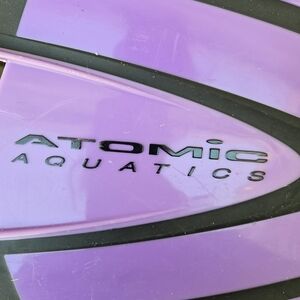 Atomic Aquatics Purple Blade Fins With Spring Straps